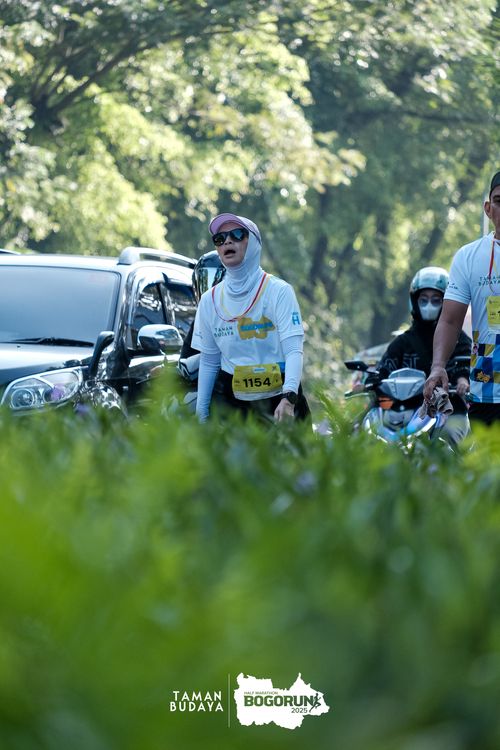Race photo from Taman Budaya x BOGORUN 2025