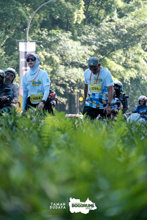 Race photo from Taman Budaya x BOGORUN 2025