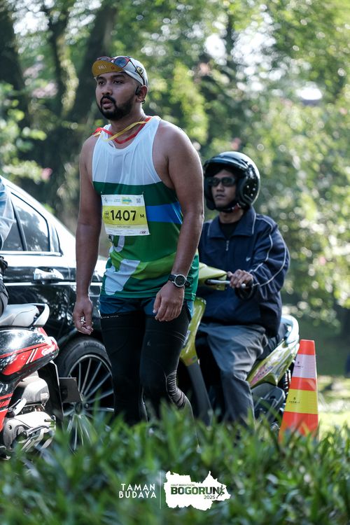 Race photo from Taman Budaya x BOGORUN 2025