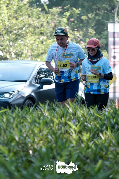 Race photo from Taman Budaya x BOGORUN 2025