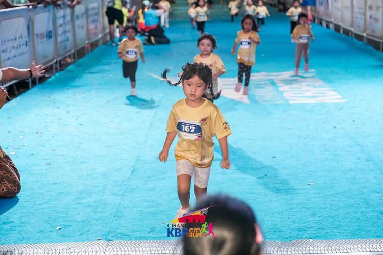 Race photo from CISANGKAN KBP CITY RUN 2025