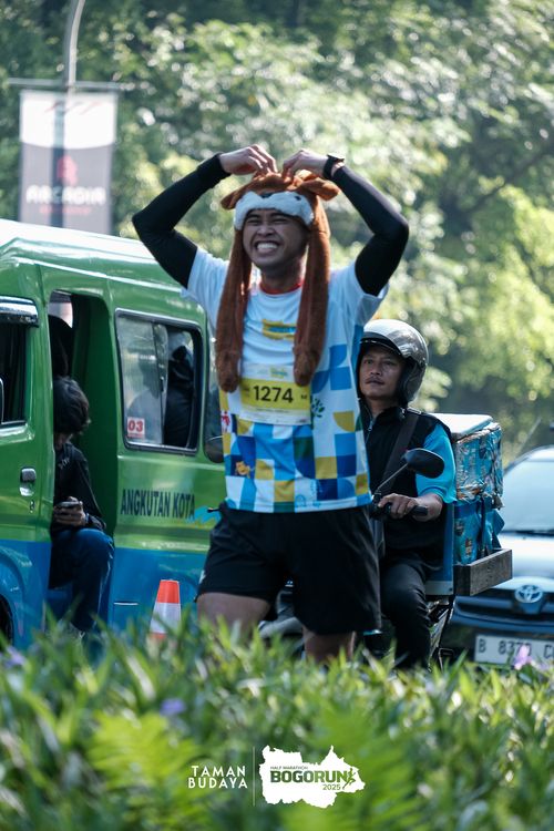 Race photo from Taman Budaya x BOGORUN 2025