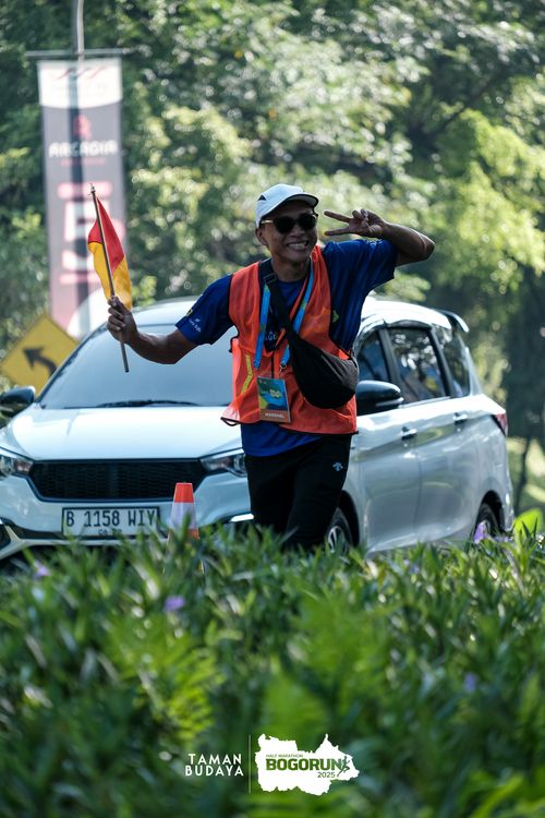 Race photo from Taman Budaya x BOGORUN 2025