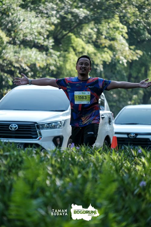 Race photo from Taman Budaya x BOGORUN 2025