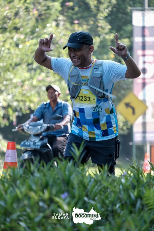 Race photo from Taman Budaya x BOGORUN 2025