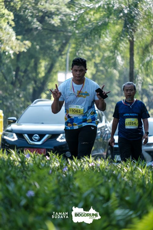 Race photo from Taman Budaya x BOGORUN 2025
