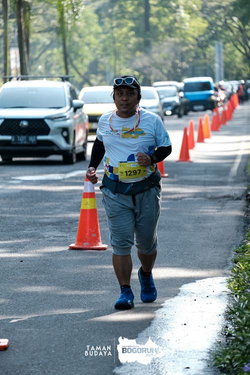 Race photo from Taman Budaya x BOGORUN 2025