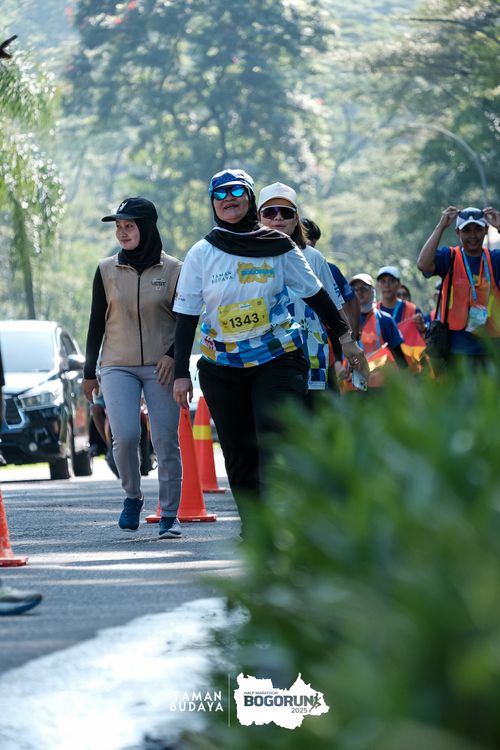 Race photo from Taman Budaya x BOGORUN 2025