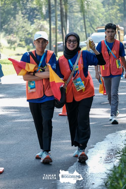 Race photo from Taman Budaya x BOGORUN 2025