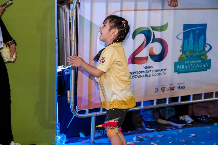 Race photo from CISANGKAN KBP CITY RUN 2025