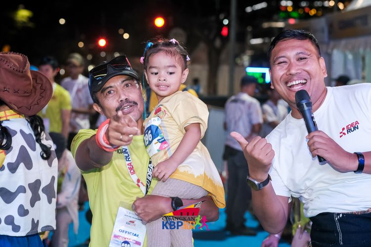 Race photo from CISANGKAN KBP CITY RUN 2025