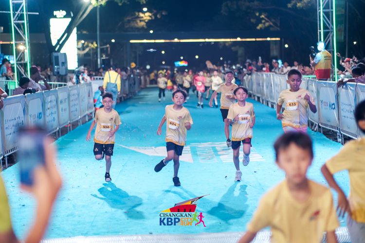 Race photo from CISANGKAN KBP CITY RUN 2025
