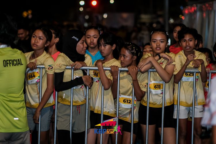 Race photo from CISANGKAN KBP CITY RUN 2025