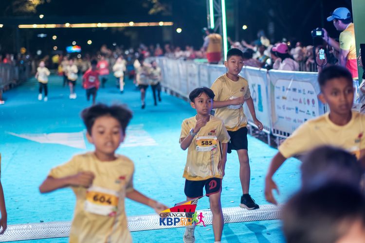 Race photo from CISANGKAN KBP CITY RUN 2025