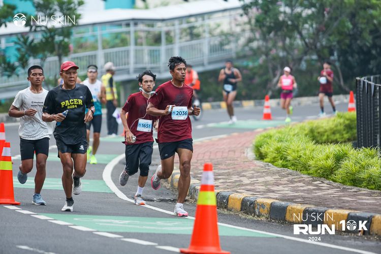 Race photo from Nu Skin Run 10K