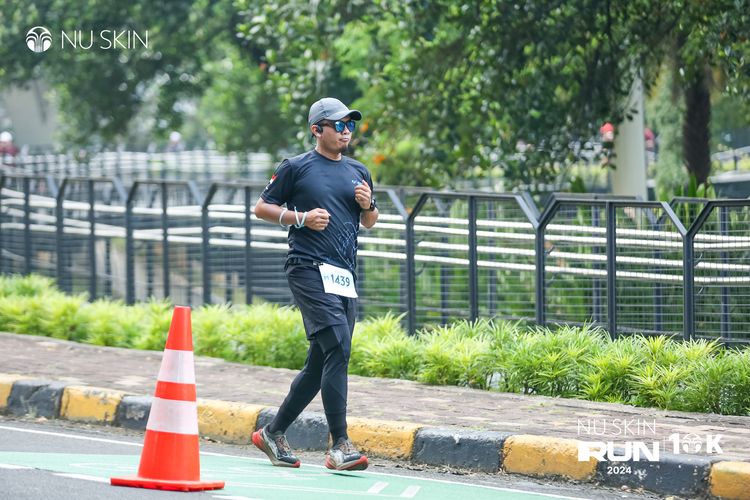 Race photo from Nu Skin Run 10K