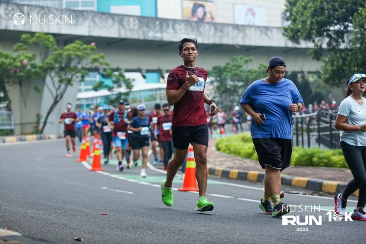 Race photo from Nu Skin Run 10K