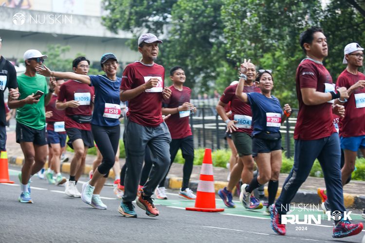 Race photo from Nu Skin Run 10K