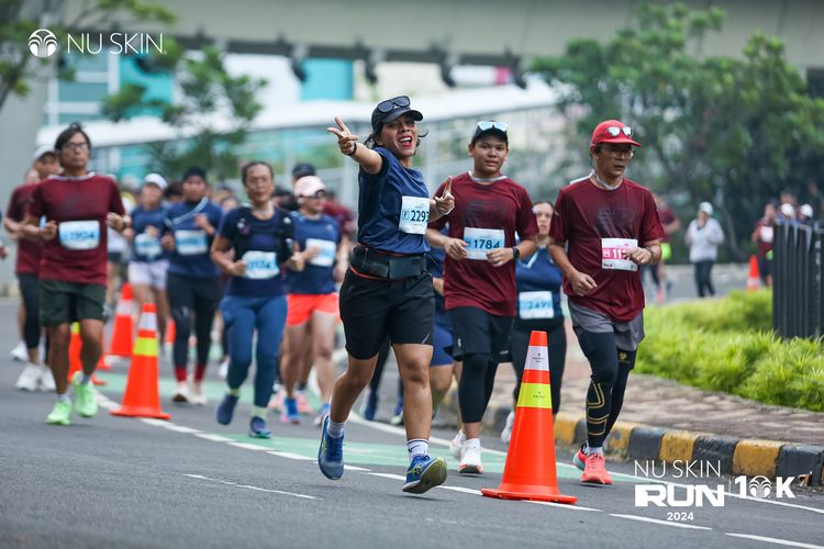 Race photo from Nu Skin Run 10K