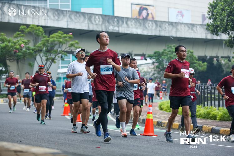 Race photo from Nu Skin Run 10K