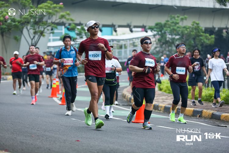 Race photo from Nu Skin Run 10K