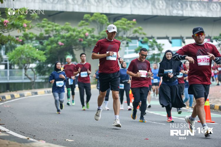 Race photo from Nu Skin Run 10K