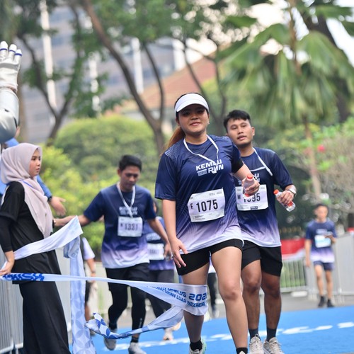 Race photo from KEMLU RUN 2026