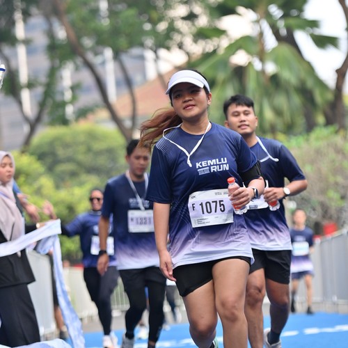 Race photo from KEMLU RUN 2026