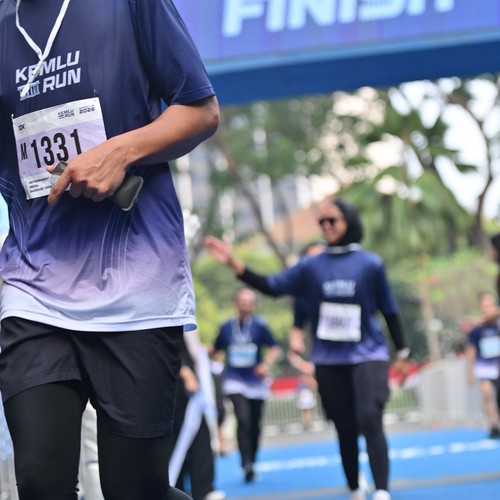 Race photo from KEMLU RUN 2026