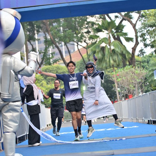 Race photo from KEMLU RUN 2026