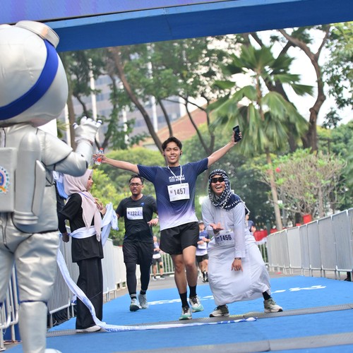 Race photo from KEMLU RUN 2026