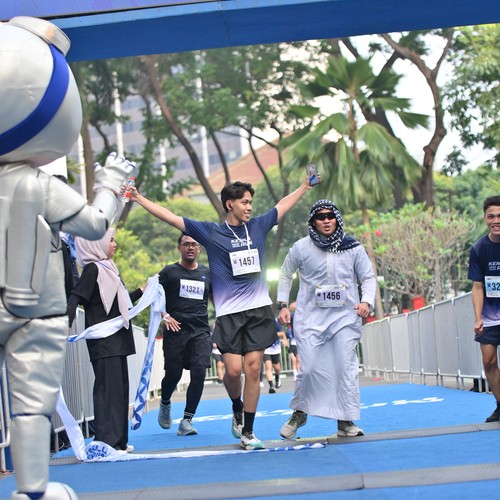 Race photo from KEMLU RUN 2026