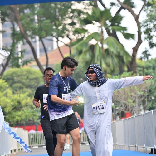 Race photo from KEMLU RUN 2026