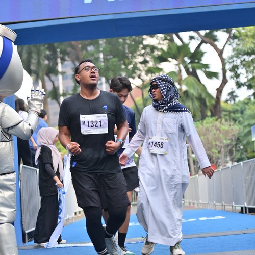 Race photo from KEMLU RUN 2026