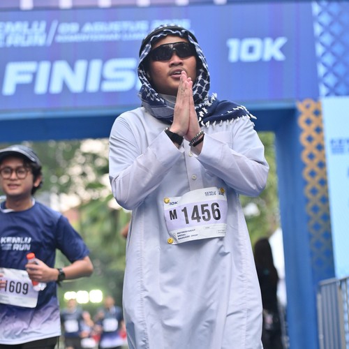 Race photo from KEMLU RUN 2026
