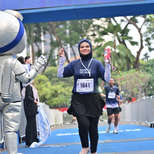 Race photo from KEMLU RUN 2026