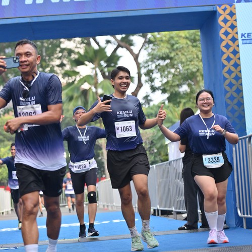 Race photo from KEMLU RUN 2026