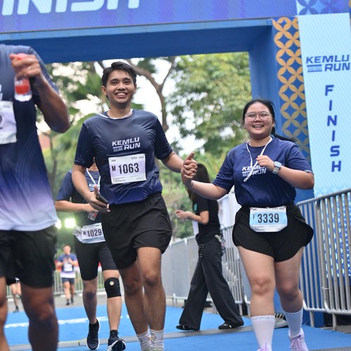 Race photo from KEMLU RUN 2026