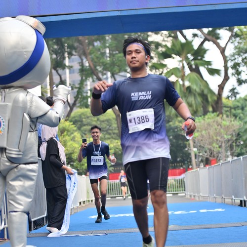 Race photo from KEMLU RUN 2026