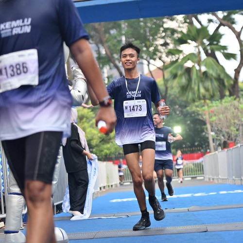 Race photo from KEMLU RUN 2026