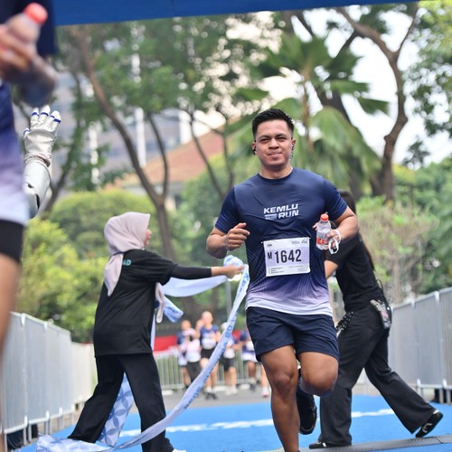 Race photo from KEMLU RUN 2026