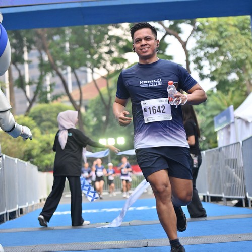 Race photo from KEMLU RUN 2026