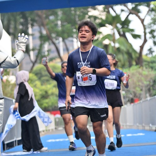 Race photo from KEMLU RUN 2026