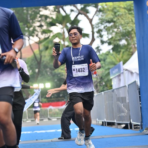 Race photo from KEMLU RUN 2026