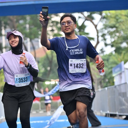 Race photo from KEMLU RUN 2026
