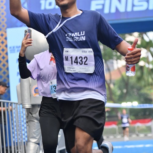 Race photo from KEMLU RUN 2026