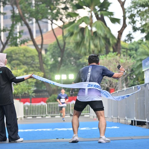 Race photo from KEMLU RUN 2026