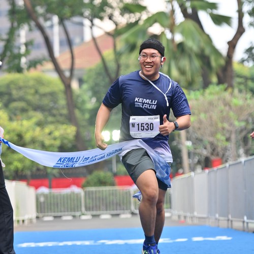 Race photo from KEMLU RUN 2026