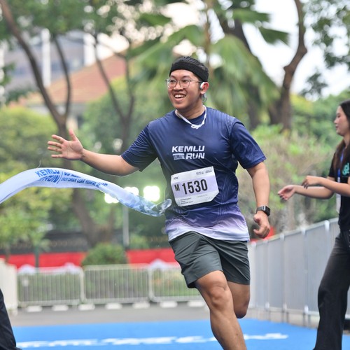 Race photo from KEMLU RUN 2026