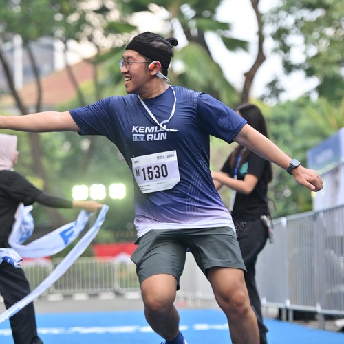 Race photo from KEMLU RUN 2026